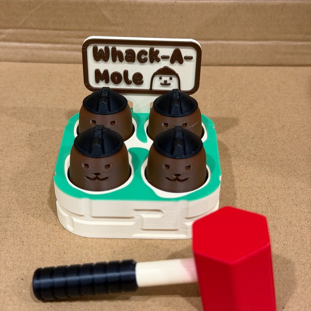Whack-a-Mole 3D Printed Fidget Clicker